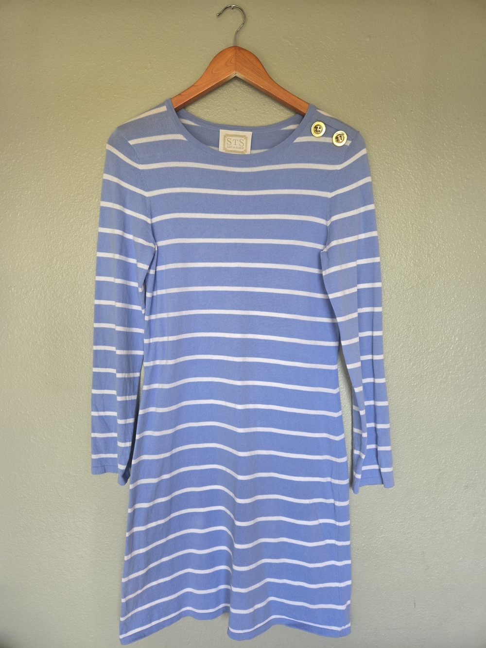 Sail to Sable Blue & White Striped Dress, Classic, Nautical, Capsule, Chic